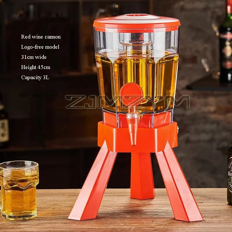 Wine In Beer Store - 3L เบียร์ Barrel เฉพาะร่างปืนเบียร์ไวน์ Barrel ก๊อกน้ําบาร์