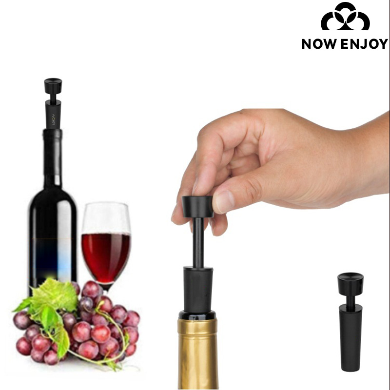Wine Stopper Vacuum - NOIW ENJOY จุกปิดขวดไวน์สุญญากาศ ฝาปิดซิลิโคนแบบใช้ซ้ำได้ ปิดผนึกขวดไวน์กันรั่ว สำหรับงานแต่งงาน/งานวันเกิด