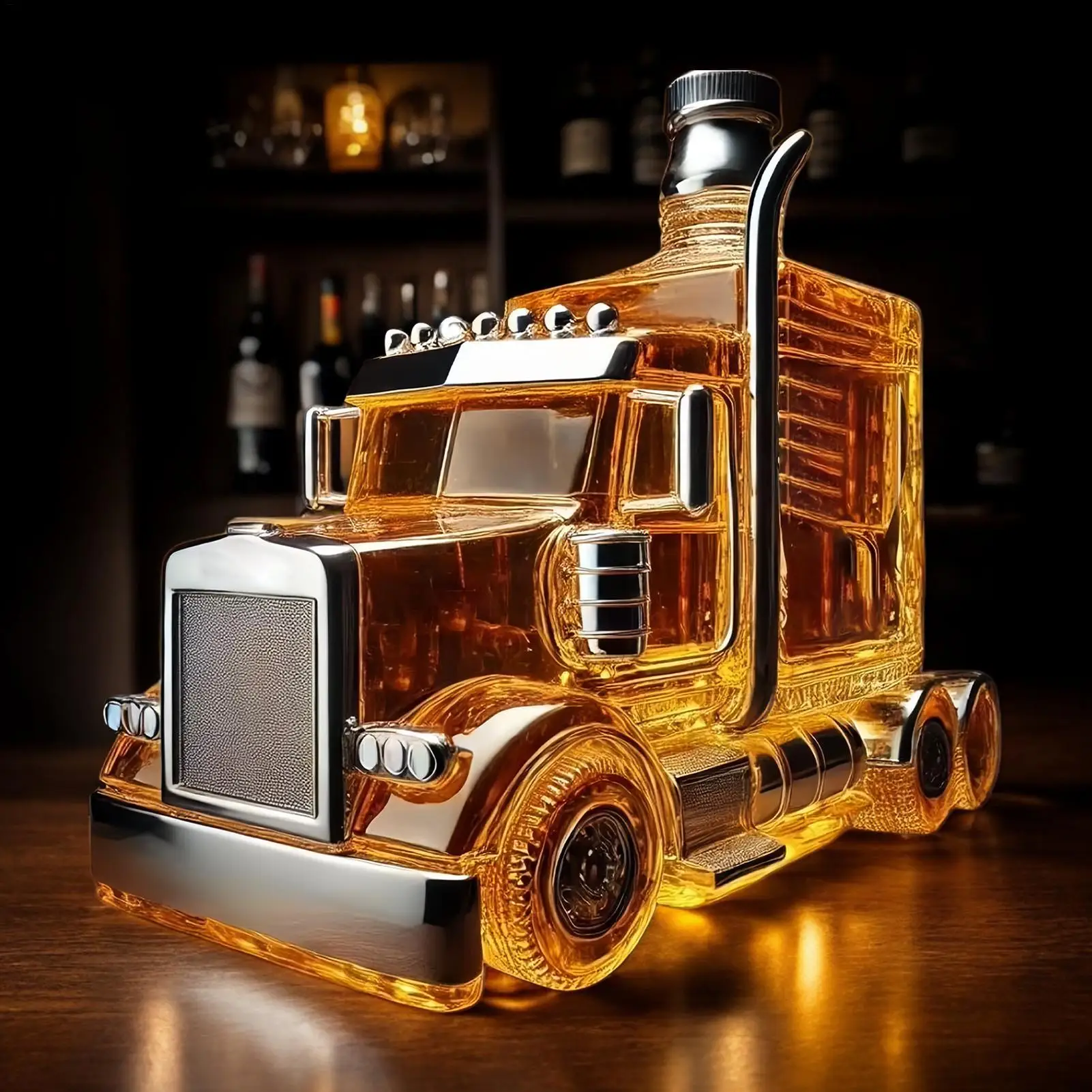 ขวดเหล้าทรงแก้วรถยนต์ 375 มล.  - Wine Beer Truck บทวิจารณ์และราคา