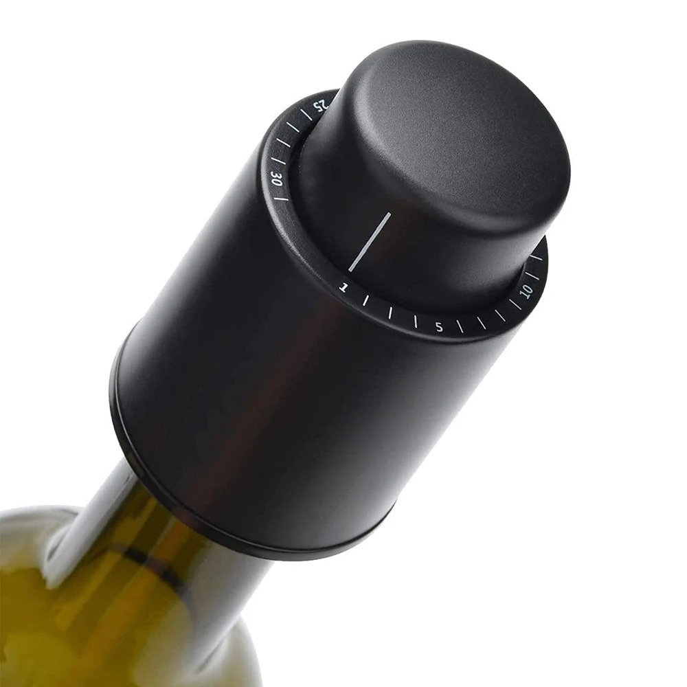 จุกปิดขวดไวน์แบบสุญญากาศชนิดกด - Wine Stopper Vacuum บทวิจารณ์และราคา