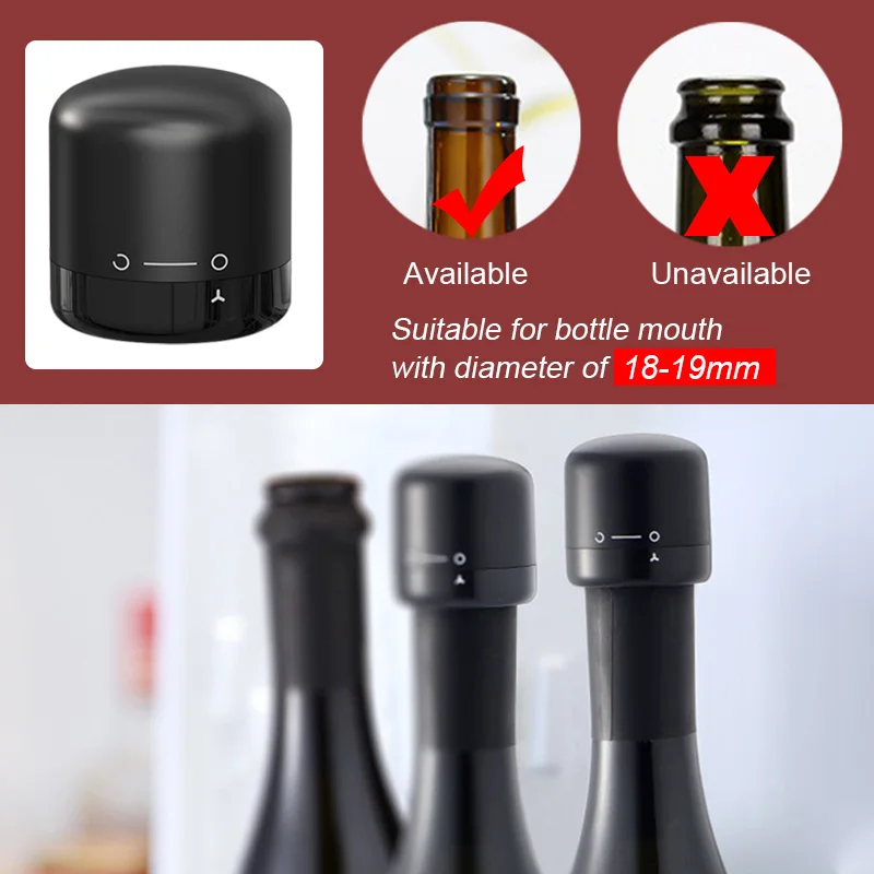 1/5 ชิ้น จุกปิดขวดไวน์แบบสุญญา - Wine Stopper Vacuum บทวิจารณ์และราคา