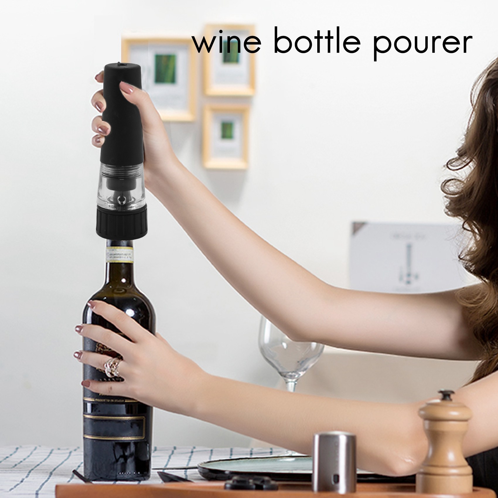 ชุดเปิดขวดไวน์ AEE8-4 ชิ้น, ชุ - Wine Stopper Vacuum บทวิจารณ์และราคา