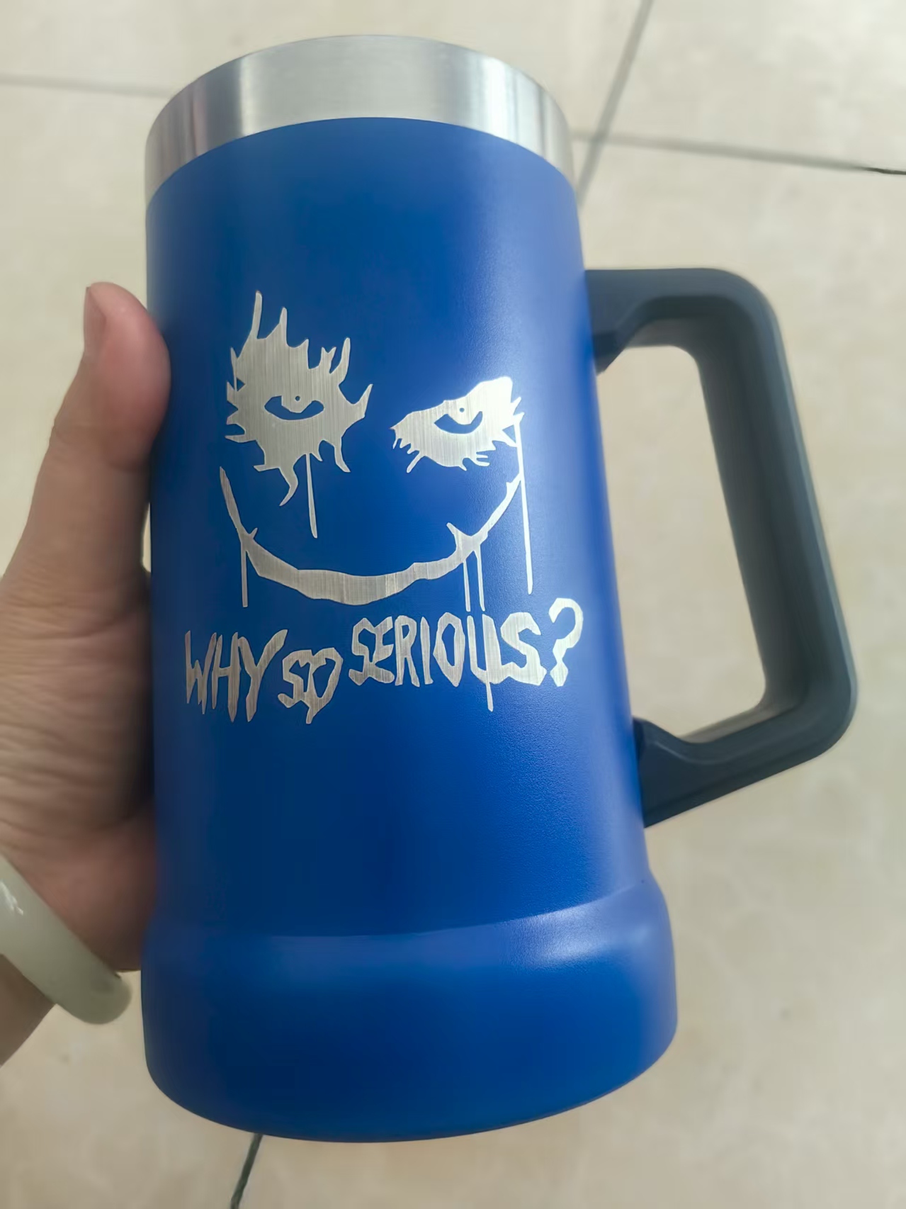 ฟรีชื่อ 24OZ เบียร์ไวน์ THERMO - Wine In Beer Name บทวิจารณ์และราคา
