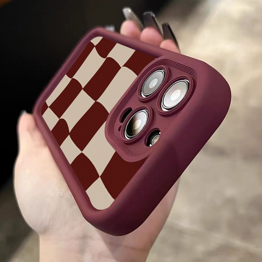 เคสโทรศัพท์ลายตารางสีแดงไวน์สำ - Wine & Beer Guayaquil บทวิจารณ์และราคา
