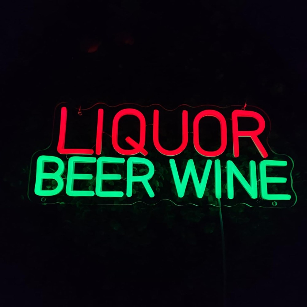 ป้ายไฟนีออน LED สำหรับตกแต่งผน - Wine In Beer Store บทวิจารณ์และราคา