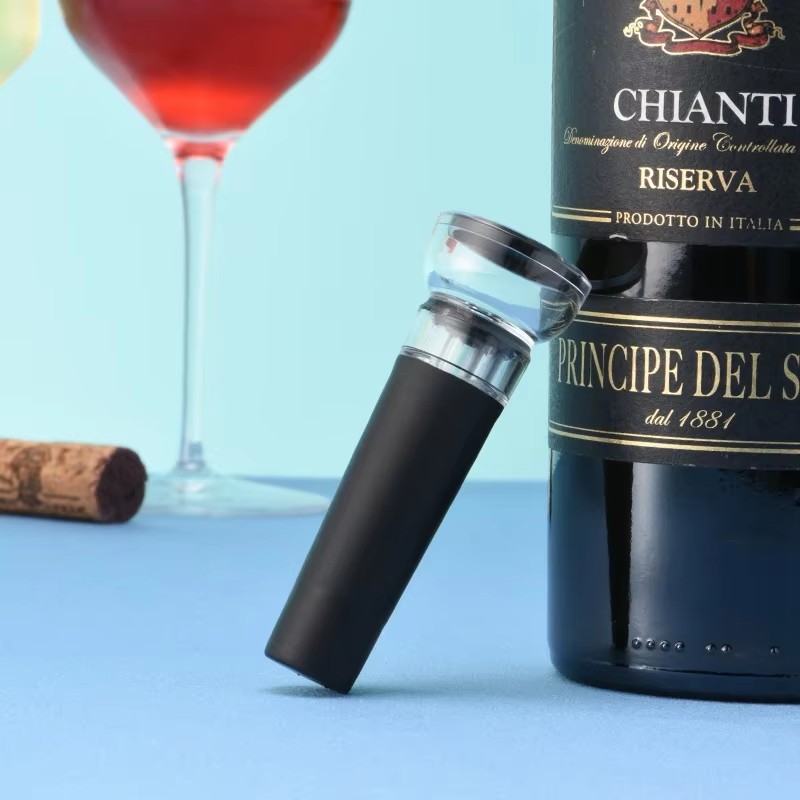 ขวดไวน์รั่วซีลปั๊มสูญญากาศ Sto - Wine Stopper Vacuum บทวิจารณ์และราคา