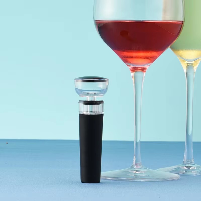 ขวดไวน์รั่วซีลปั๊มสูญญากาศ Sto - Wine Stopper Vacuum บทวิจารณ์และราคา
