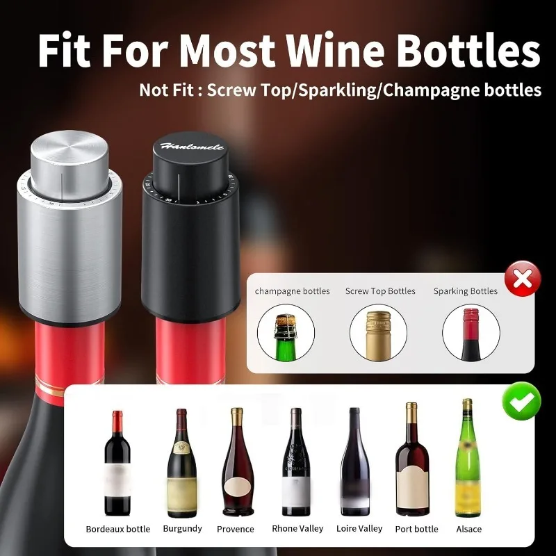 จุกปิดขวดไวน์ จุกปิดขวดไวน์แบบ - Wine Stopper Vacuum บทวิจารณ์และราคา