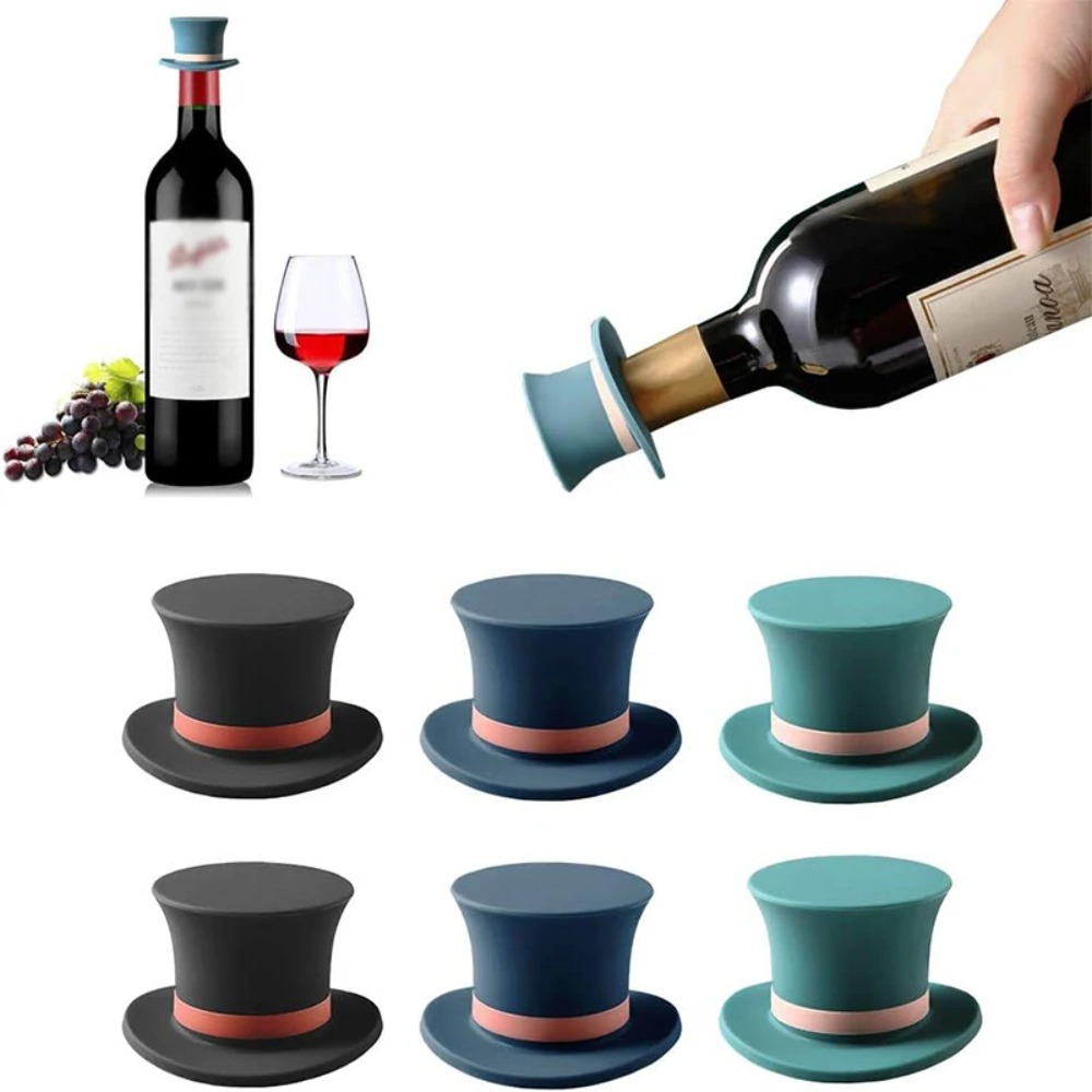 จุกปิดขวดไวน์รูปหมวกและไพ่สุดส - Wine Stopper Vacuum บทวิจารณ์และราคา