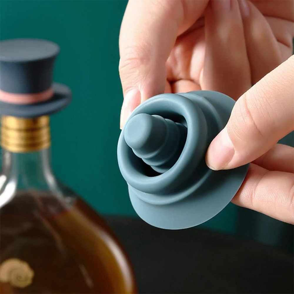 จุกปิดขวดไวน์รูปหมวกและไพ่สุดส - Wine Stopper Vacuum บทวิจารณ์และราคา