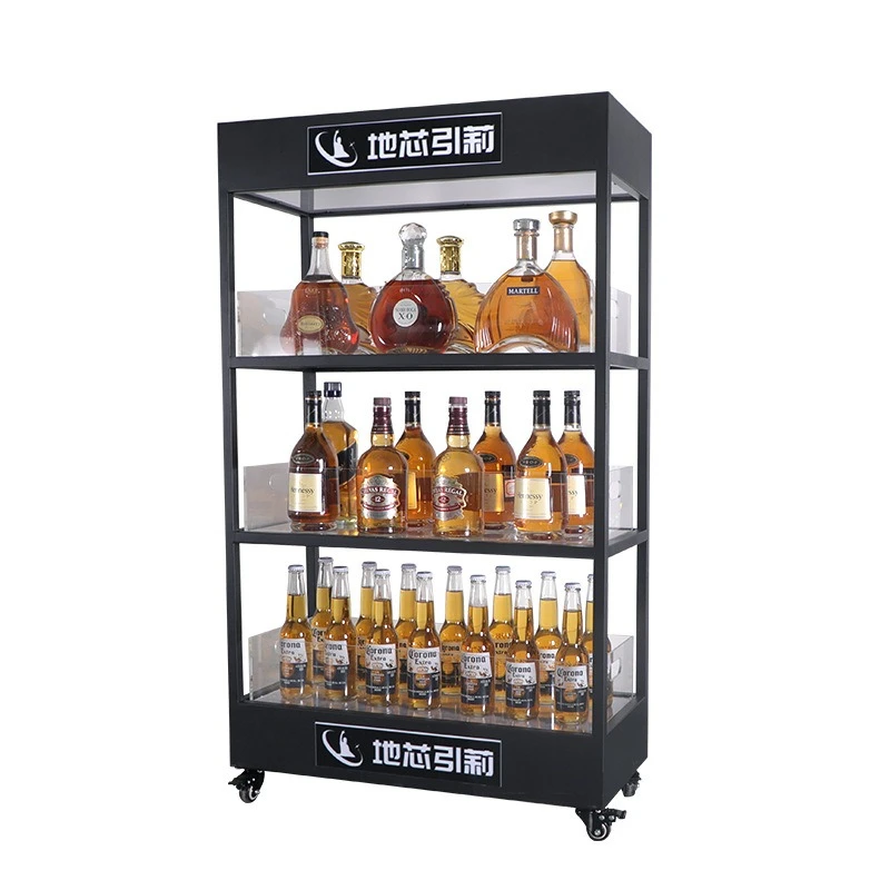 ตู้โชว์ไวน์เรืองแสงสามชั้นแบบ  - Wine Beer Rack บทวิจารณ์และราคา