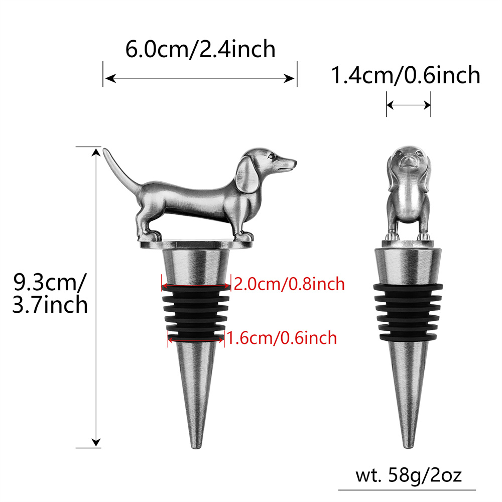จุกปิดขวดไวน์รูปสุนัขดัชชุนด์  - Wine Stopper Vacuum บทวิจารณ์และราคา