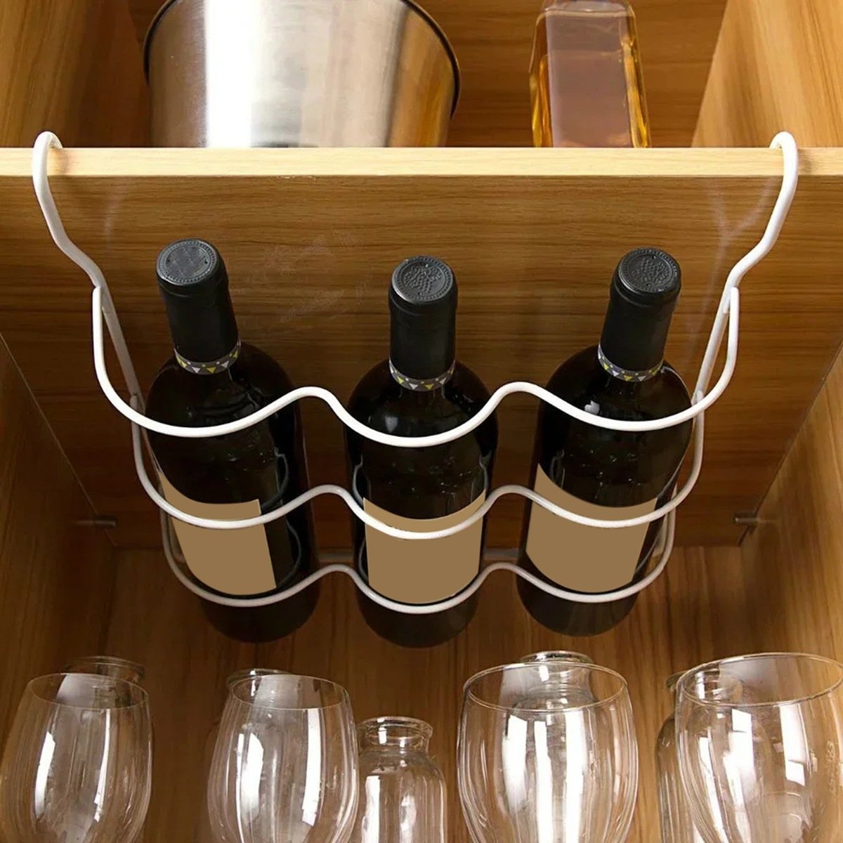 AA14 ชั้นวางอุปกรณ์ครัว ชั้นวา - Wine Beer Rack บทวิจารณ์และราคา