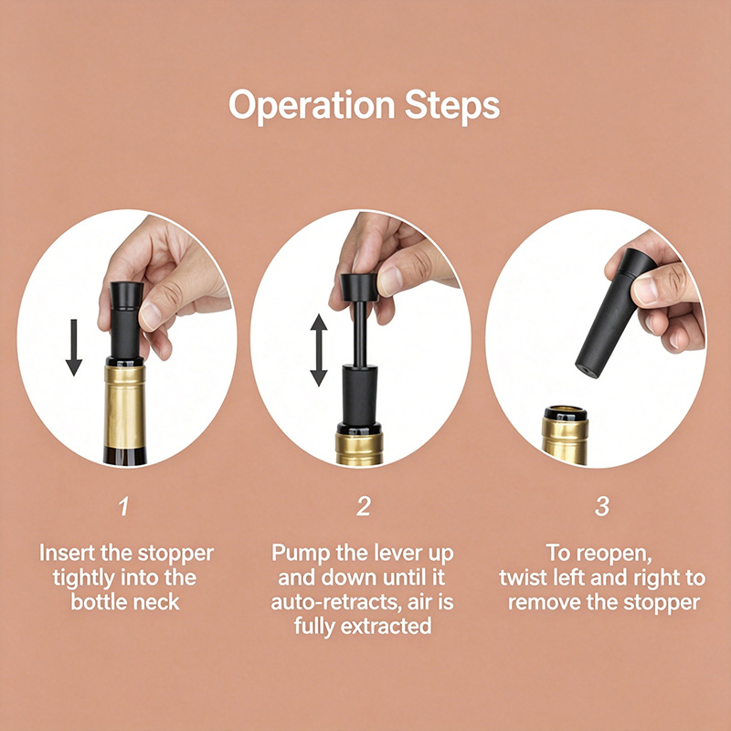 NOIW ENJOY จุกปิดขวดไวน์สุญญาก - Wine Stopper Vacuum บทวิจารณ์และราคา