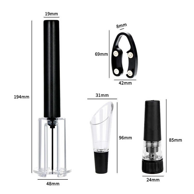 Air ปั๊มที่เปิดขวดไวน์ความดันอ - Wine Stopper Vacuum บทวิจารณ์และราคา