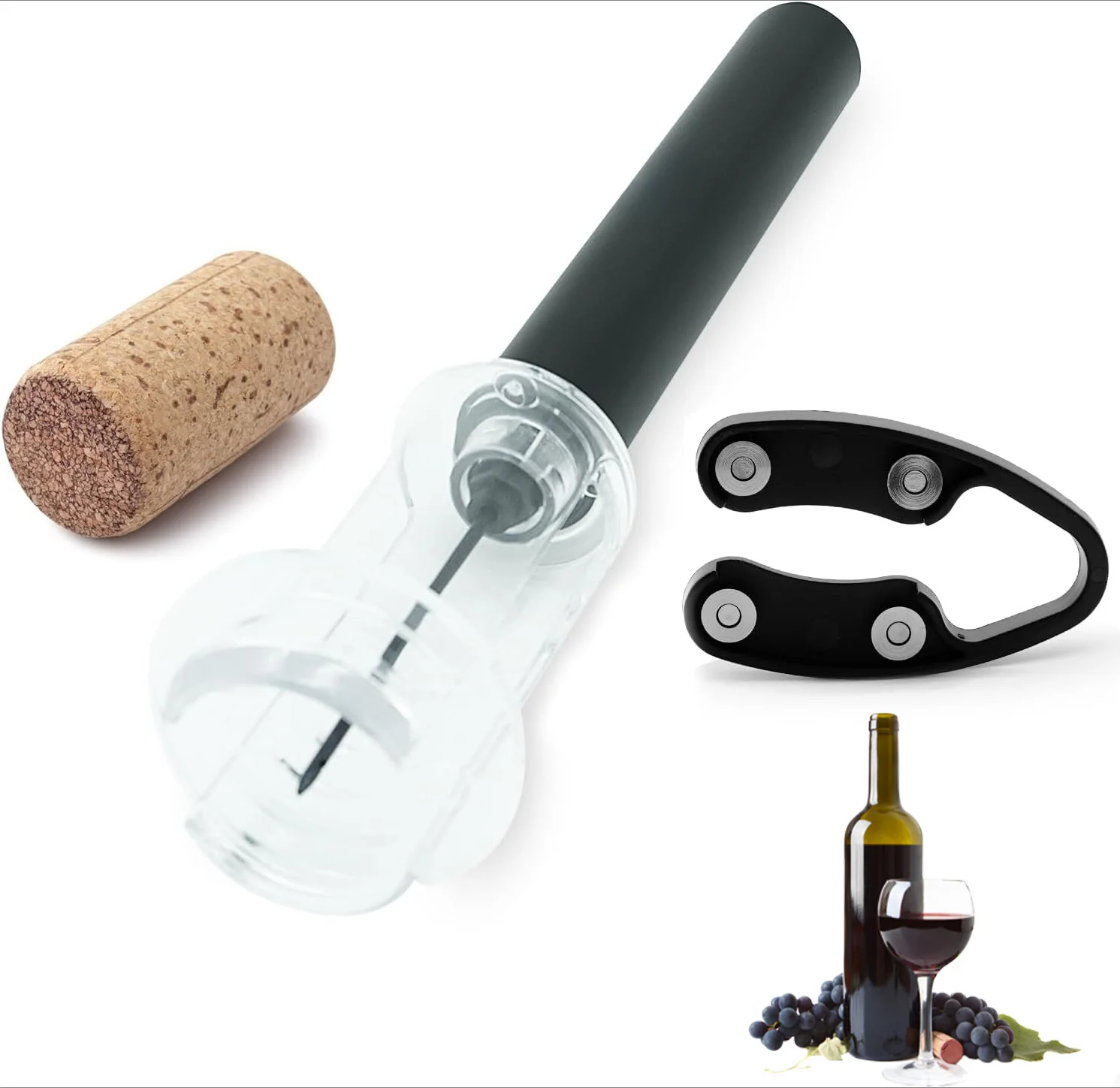 Air ปั๊มที่เปิดขวดไวน์ความดันอ - Wine Stopper Vacuum บทวิจารณ์และราคา