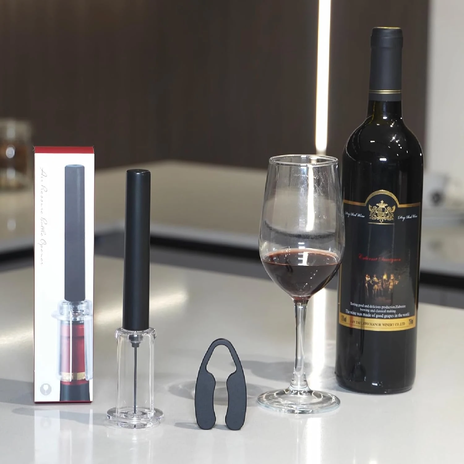Air ปั๊มที่เปิดขวดไวน์ความดันอ - Wine Stopper Vacuum บทวิจารณ์และราคา