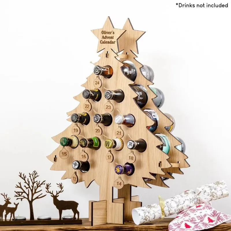 ชั้นวางแก้วไม้สำหรับตกแต่งงานป - Wine Beer Rack บทวิจารณ์และราคา